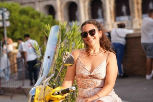 Rzym: wycieczka fotograficzna skuterem Vespa z najważniejszymi zabytkami miasta