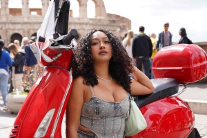 Rzym: wycieczka fotograficzna skuterem Vespa z najważniejszymi zabytkami miasta