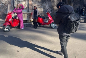 Rzym: wycieczka fotograficzna skuterem Vespa z najważniejszymi zabytkami miasta