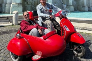 Rome Vespa Sidecar Tour: 90-Minute Panoramic Experience
