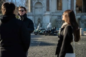 Rome: Evening Vespa Sidecar City Tour