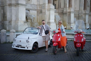 Rom: Vespa-tur med fotostop og afhentning i byens centrum