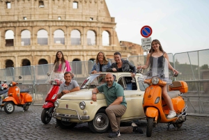 Rom: Vespa-tur med fotostop og afhentning i byens centrum