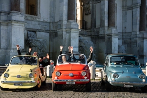 Rome: stadsrondleiding in kleine groep met een vintage Fiat 500 cabriolet