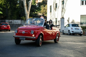 Rome: stadsrondleiding in kleine groep met een vintage Fiat 500 cabriolet
