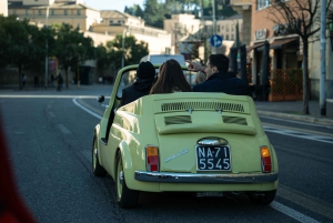 Rome: stadsrondleiding in kleine groep met een vintage Fiat 500 cabriolet