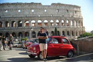 Rome Photoshoot with free Vintage Fiat 500 Transportation