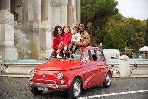Rome Photoshoot with free Vintage Fiat 500 Transportation