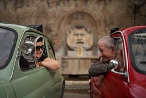 Rome Photoshoot with free Vintage Fiat 500 Transportation