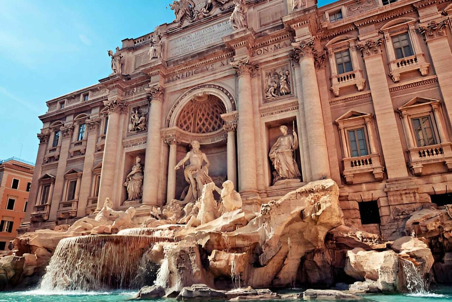 Rome: Walking Tour with Coffee, Trevi Fountain, & Forum