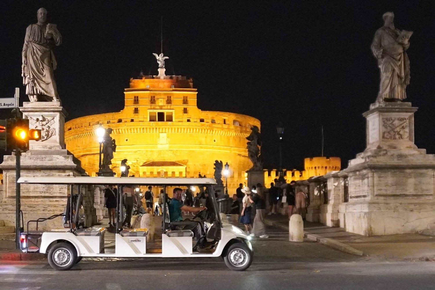 Rome's Golden Hour Golf Cart Tour