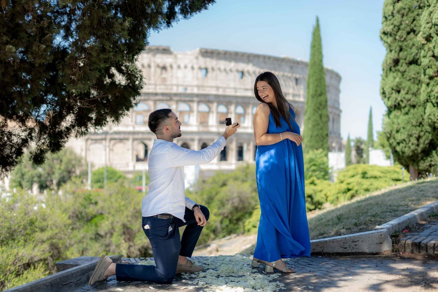 Secret Proposal Photoshoot in Rome + Reel