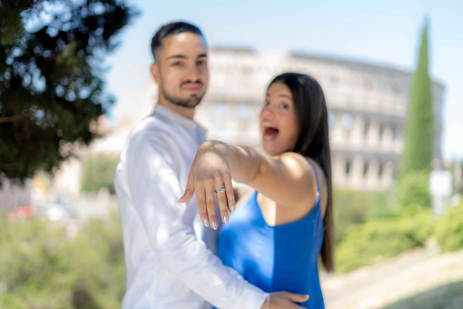 Secret Proposal Photoshoot in Rome + Reel