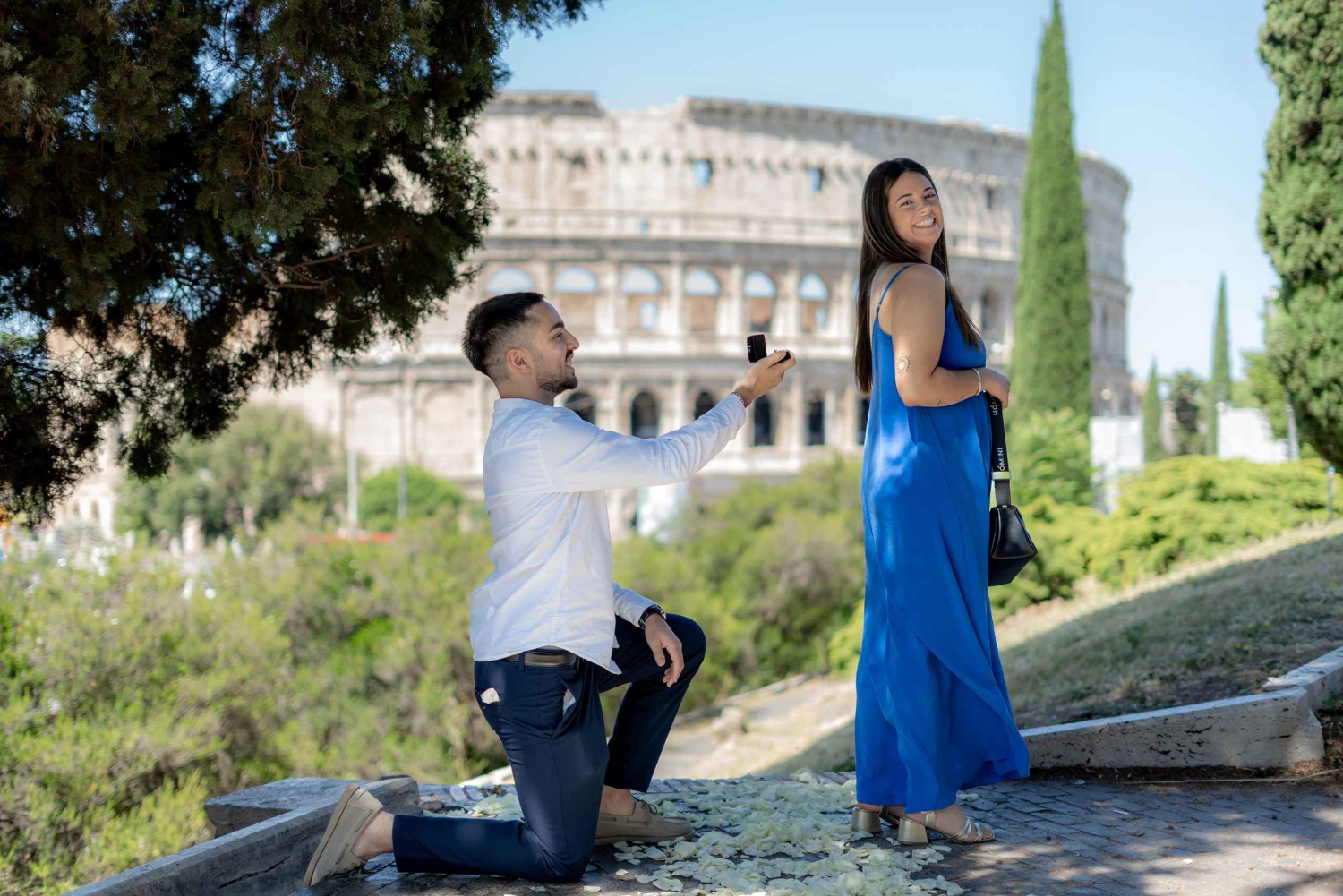 Secret Proposal Photoshoot in Rome + Reel