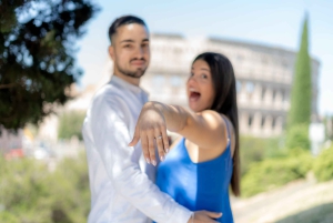 Secret Proposal Photoshoot in Rome + Reel