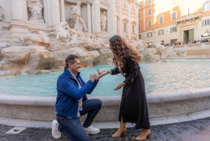 Secret Proposal Photoshoot in Rome + Reel