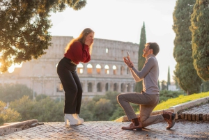 Secret Proposal Photoshoot in Rome + Reel