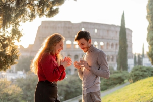 Secret Proposal Photoshoot in Rome + Reel