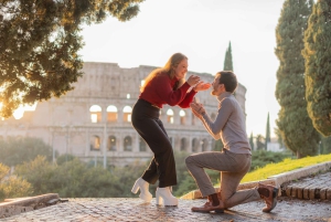 Secret Proposal Photoshoot in Rome + Reel