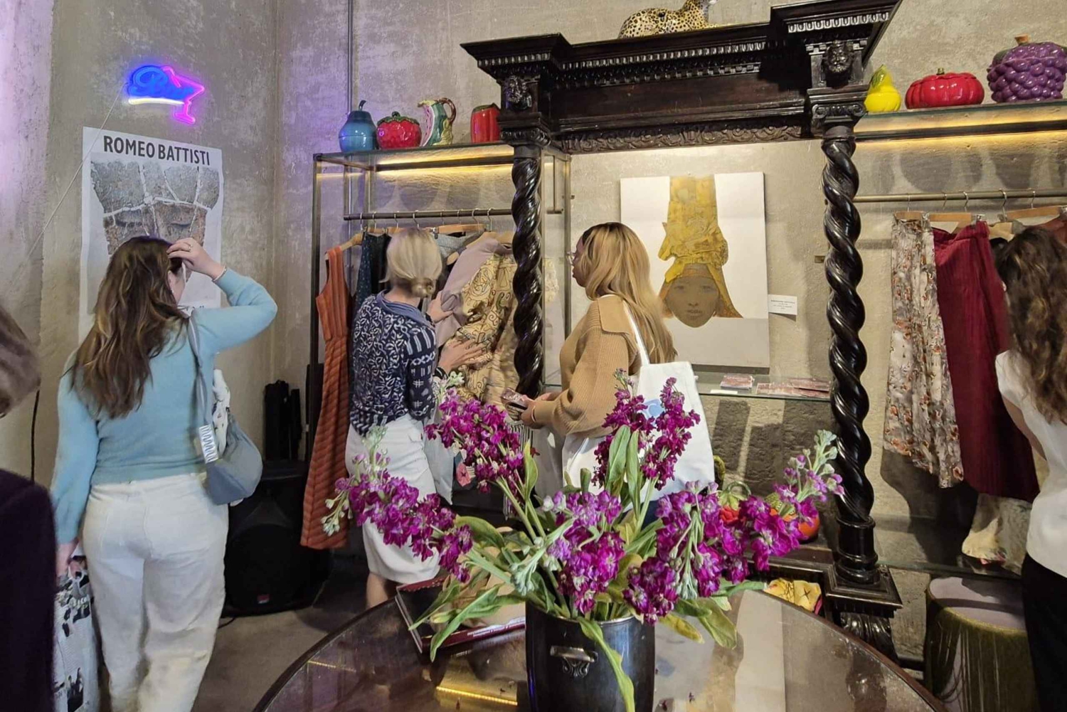 Visite shopping à Rome avec conseil en image personnalisé