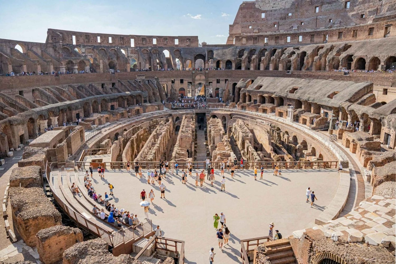Kleine groep Colosseum Arena Floor, Forum Romanum, Palatijn