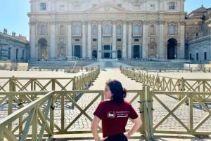 Sankt Peterskyrkan: Tidig tillgång och kupolklättring