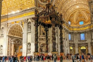 St.Peter’s Basilica, La Pietà , Papal Tombs Tour With Dome