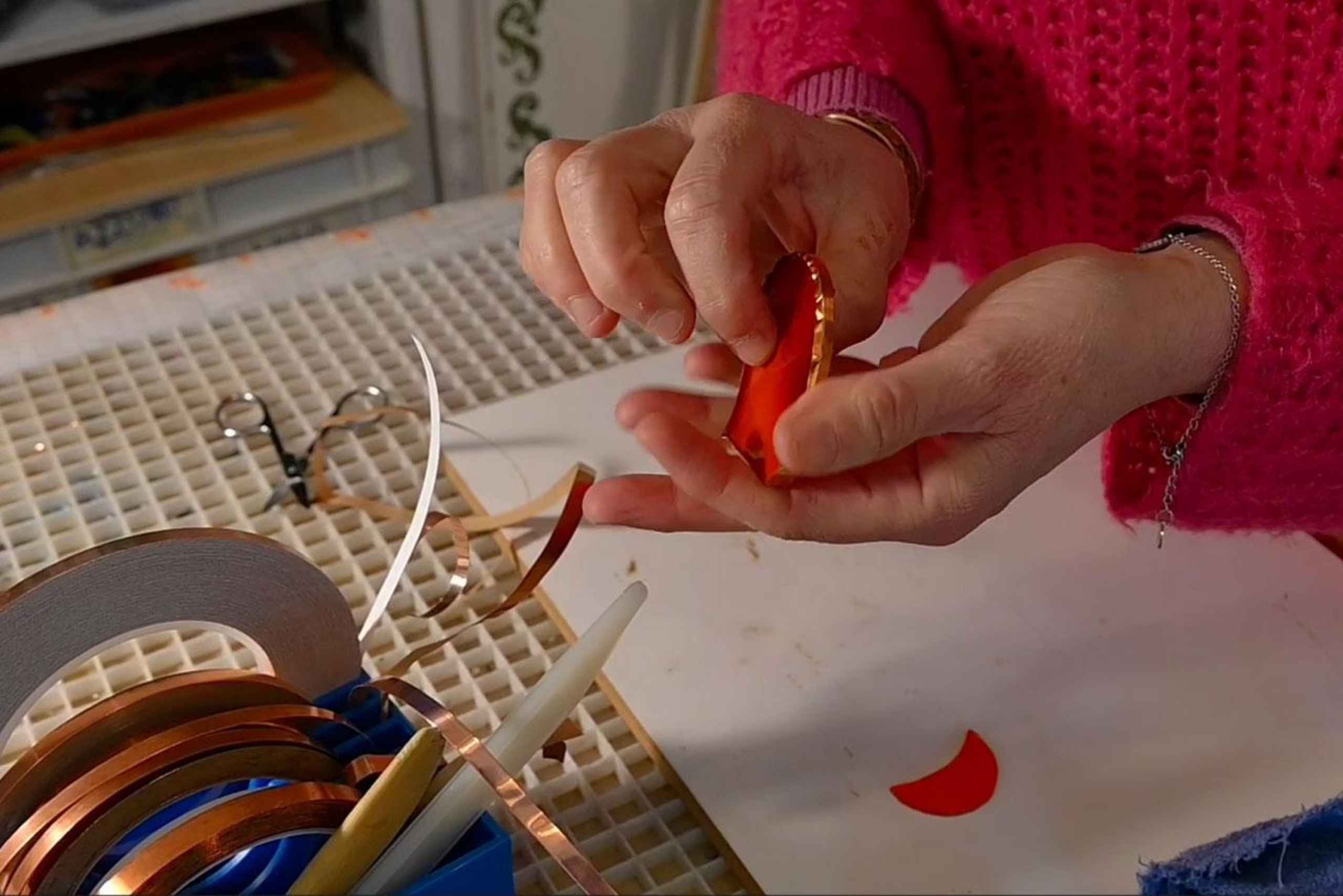 Kursus i farvet glas i Roms Trastevere