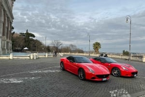 Faz um test drive num Ferrari com um instrutor no centro de Roma