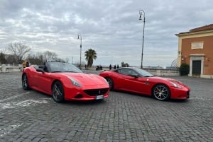 Faz um test drive num Ferrari com um instrutor no centro de Roma