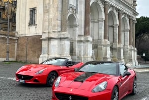 Faz um test drive num Ferrari com um instrutor no centro de Roma