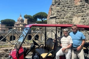 Rome: Pleinen en fonteinen Golf Cart Tour