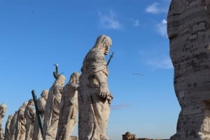 Vaticaan: Basilica Dome Klim & Tour met Pauselijke Graven Toegang