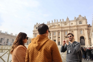 Vaticaan: Basilica Dome Klim & Tour met Pauselijke Graven Toegang