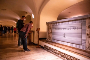 Vaticaan: Basilica Dome Klim & Tour met Pauselijke Graven Toegang