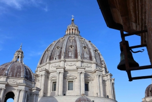 Vaticaan: Basilica Dome Klim & Tour met Pauselijke Graven Toegang