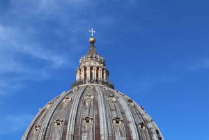 Vaticaan: Basilica Dome Klim & Tour met Pauselijke Graven Toegang