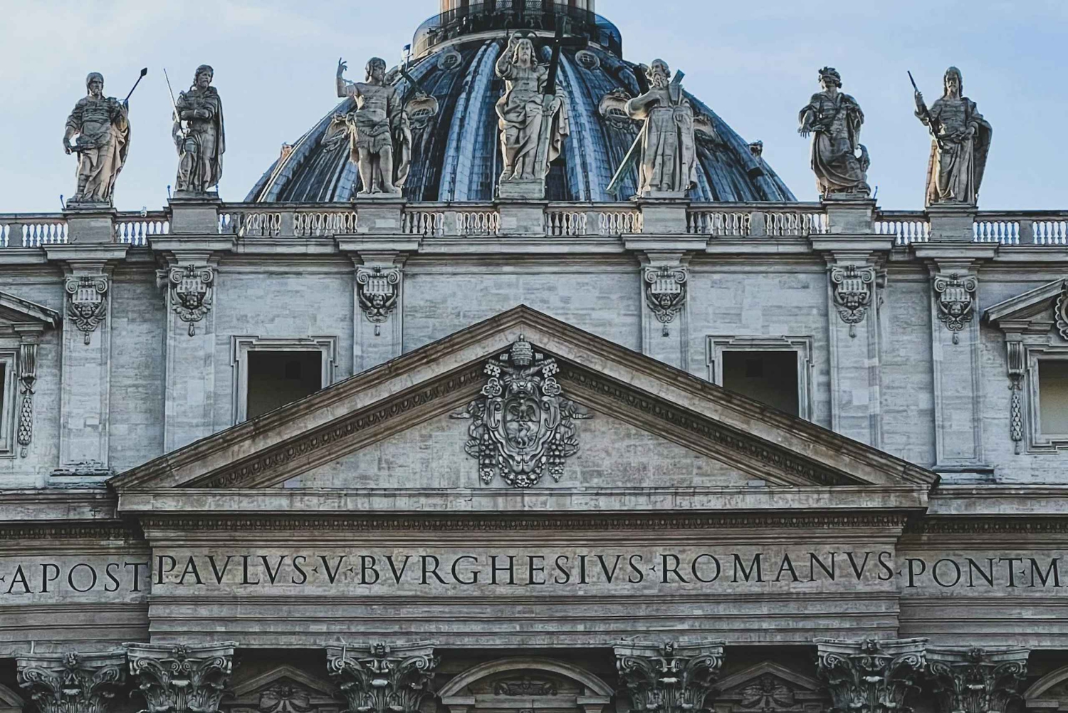 Cité du Vatican : entrée au dôme de la basilique Saint-Pierre + audioguide