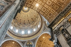 Rome : Visite guidée de la basilique Saint-Pierre et du dôme panoramique