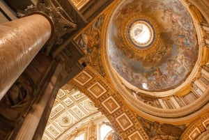 Rome : Visite guidée de la basilique Saint-Pierre avec les tombeaux des papes
