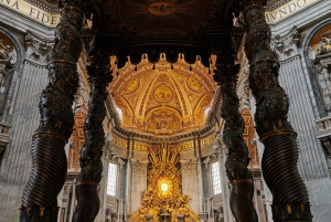 Rome : Visite guidée de la basilique Saint-Pierre avec les tombeaux des papes