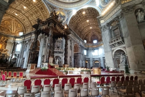 Rome : Visite guidée de la basilique Saint-Pierre avec les tombeaux des papes