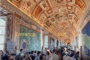 Vatikaanimuseot ja Sikstuksen kappeli – pääsylippu + aamiainen