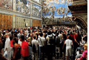 Vatikaanimuseot ja Sikstuksen kappeli – pääsylippu + aamiainen