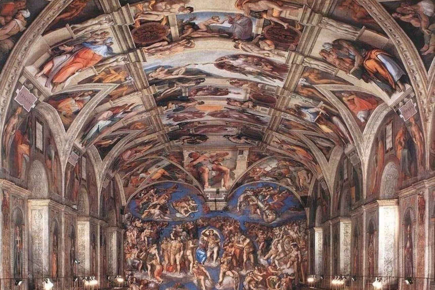 Vatikaanin museot ja Sikstuksen kappeli, lippu jonon ohi