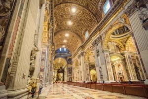 Vatican : Audience papale et visite guidée de la basilique Saint-Pierre