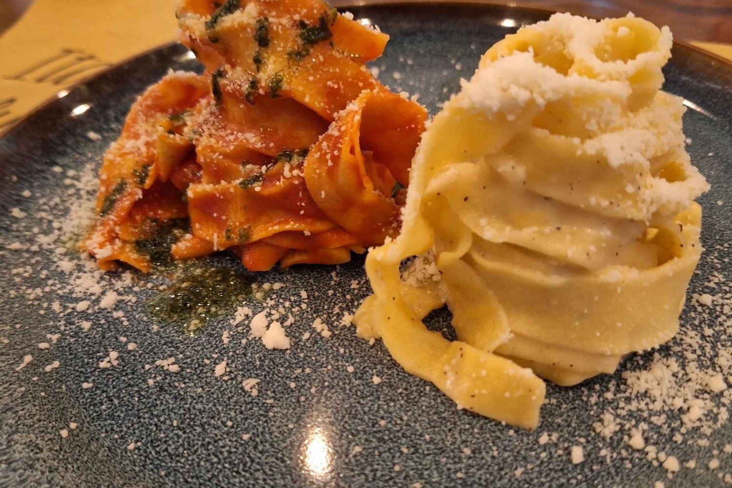 Lezione di pasta al Vaticano con vino e tiramisù