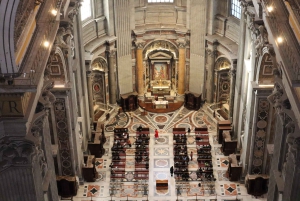 Vatican : Basilique Saint-Pierre, ascension du dôme et visite des tombes papales