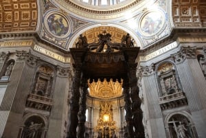 Vatican : Accès à la basilique Saint-Pierre et visite anticipée du dôme