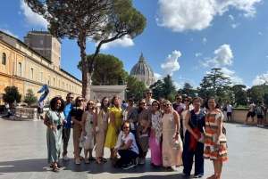 Vatikaanikierros: museot, Sikstuksen kappeli ja valinnainen sisäänpääsy basilikaan